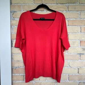 Zilch V-neck Short-Sleeve Sweater
